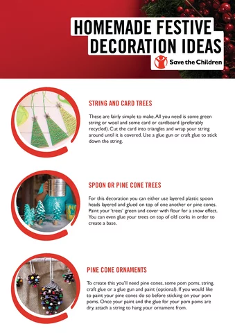 Homemade Festive Decoration Ideas