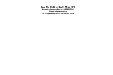 2019 Financial Statements