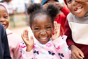 Child smiling into camera