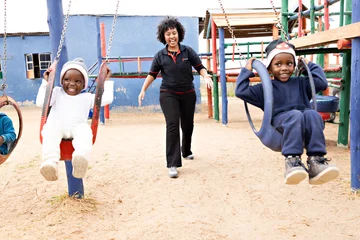 SCSA employee with children